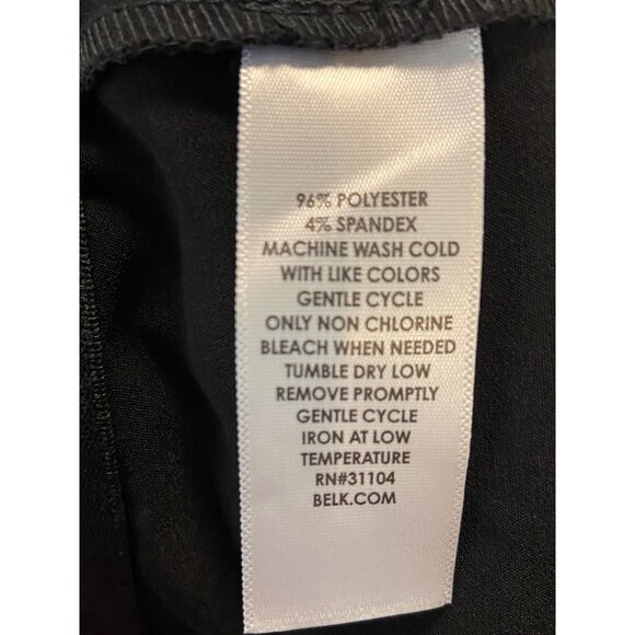 Kim Rogers Curvy Women's Black Pants Size 18W Made In Indonesia - Picture 12 of 12